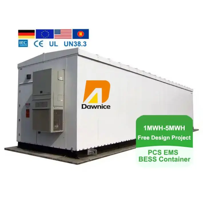 Цена 1 МВт 6.5mwh 5 mwh 10 контейнер для хранения энергии BESS литиевая батарея солнечная энергия 40ft система