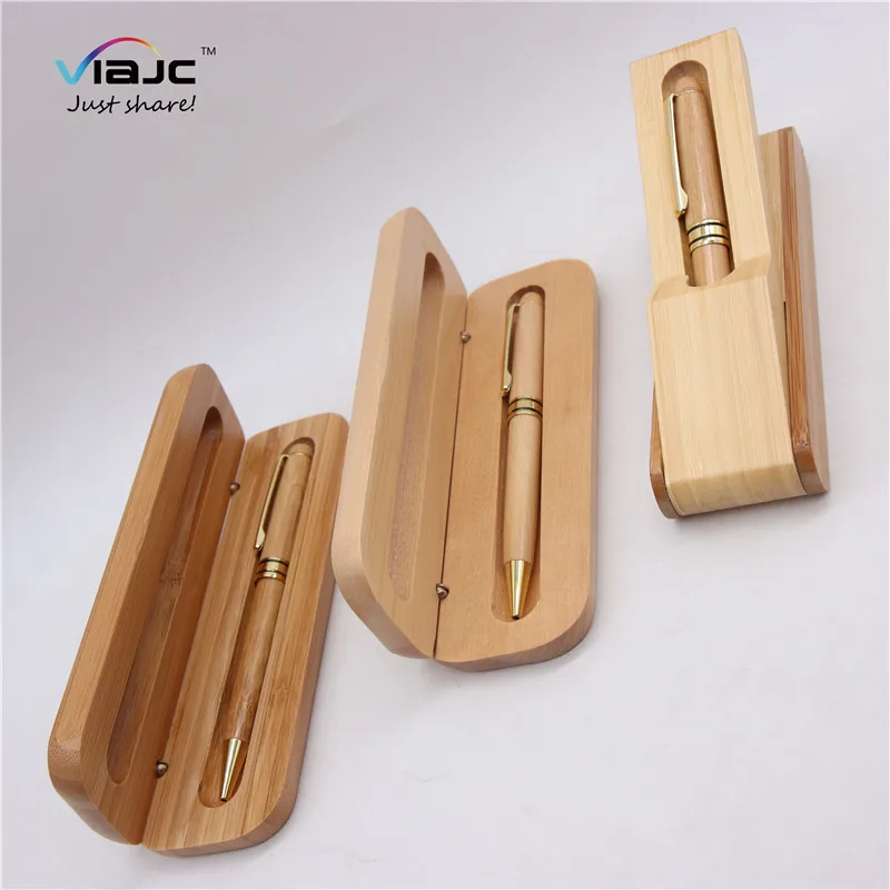 Luxury pens stationery new design high quality bamboo pen with logo laser engraving