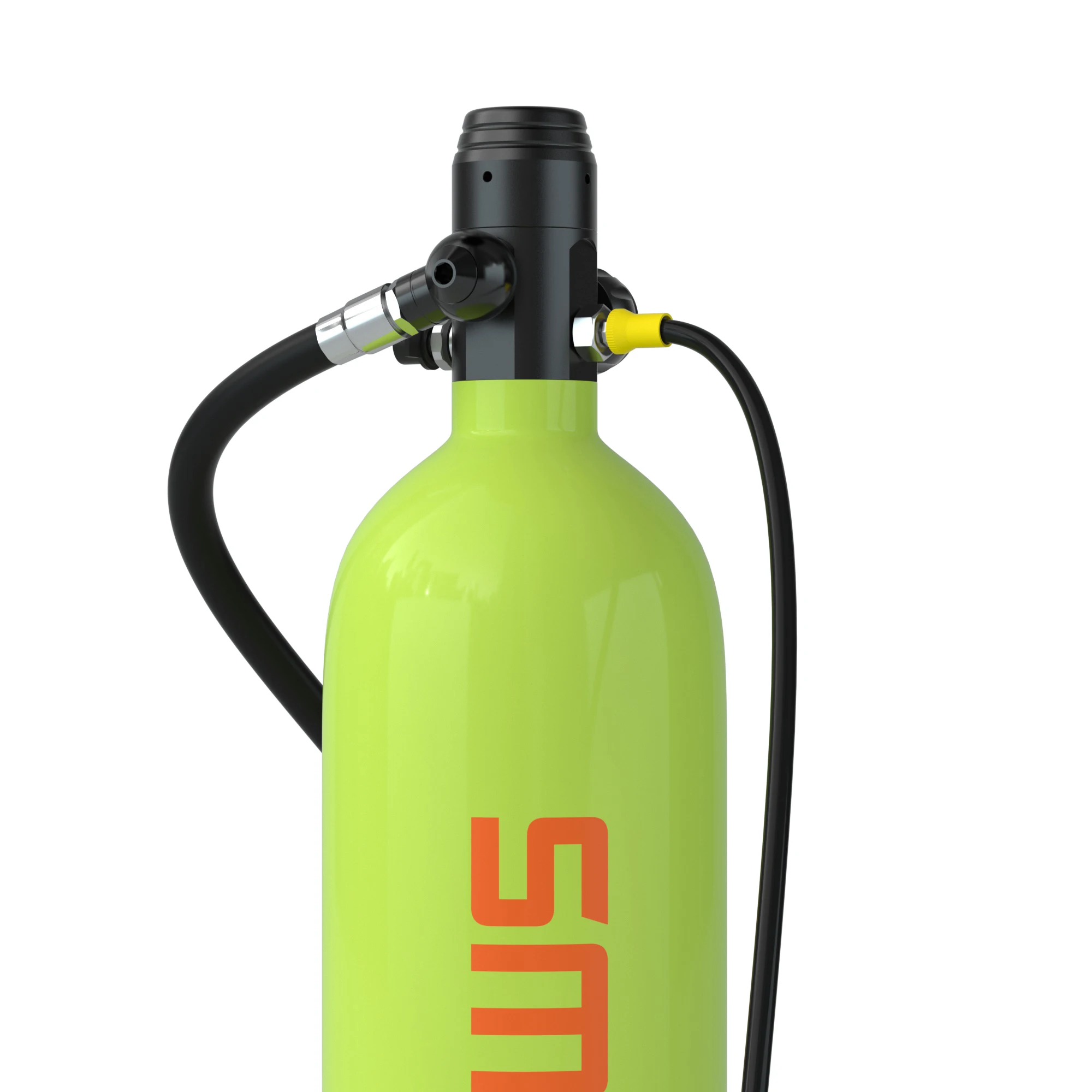 SMACO 2L Scuba Diving Cylinder high volume Tank Set up to 25 minutes dive underwater breathing diving equipment