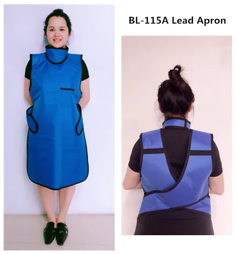 Anti Clothing Collar 0.35 Mm Light Weight Room Rubber Vest Skirt Radiation Shield X-ray Protection Lead Apron BL-115(M)