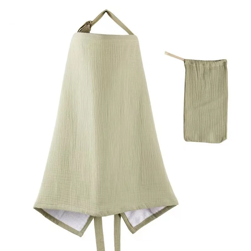 2-слойный муслиновый 100 Чехол для детской коляски из натурального хлопка с хлопковым полотенцем кормления грудью