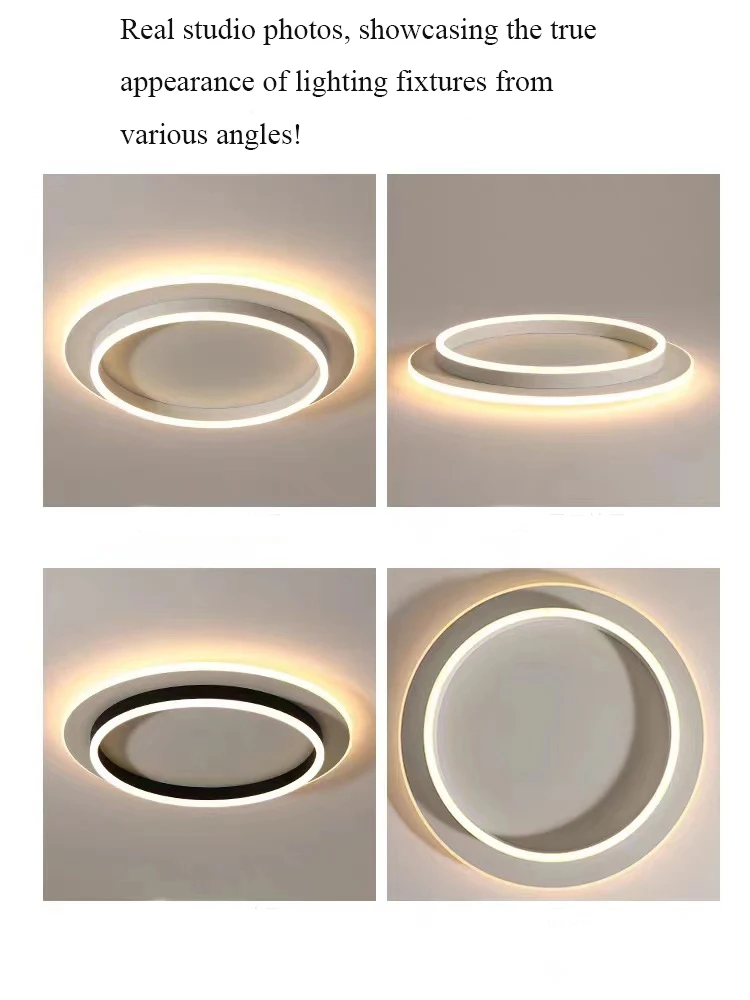 Nordic minimalist bedroom light LED room ceiling light modern minimalist master bedroom ceiling lamp