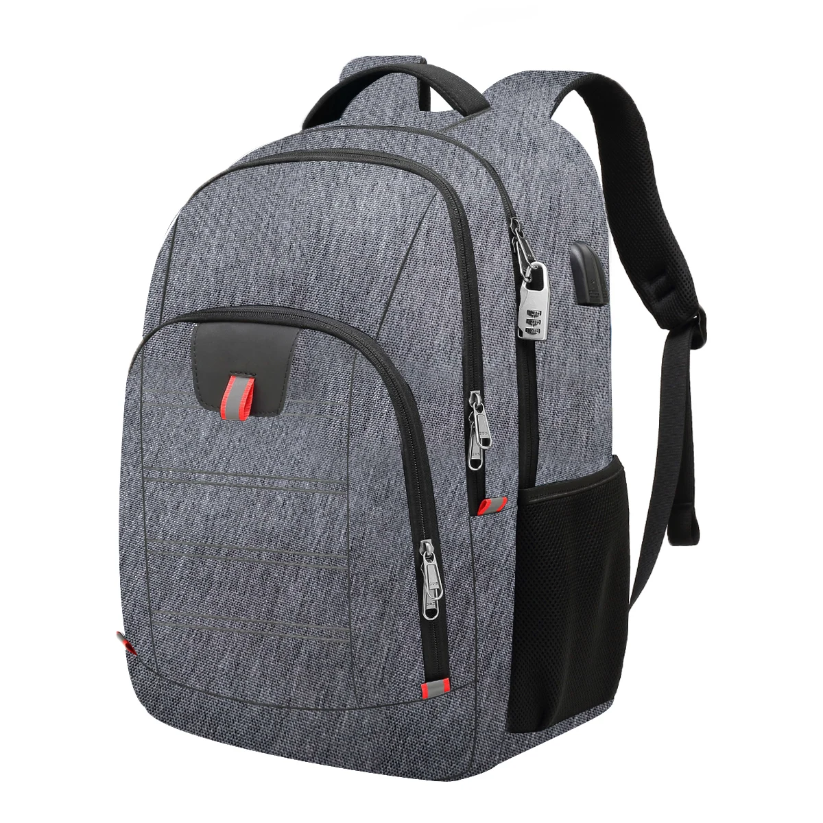 High Safety Smart Backpack Laptop Computer Bag Rucksack with USB Charging and Headphone Port Soft Backpack Travelling Backpack