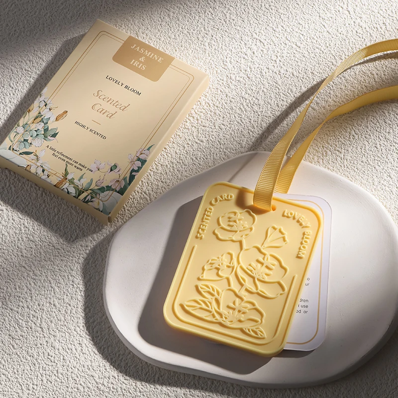 Enjoy Everyday Eco-friendly EVA Material Scented Cards Hotel Car Closet Hanging Air Freshener Fragrance Rubber Card