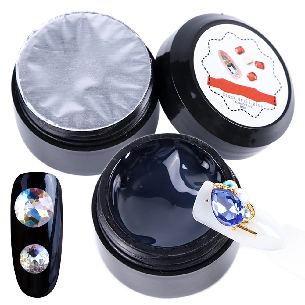 Manufactured Soak Off Uv Gel strong Nail Glue Wholesale Mini Nail Glue For Nail Decoration Adhesive Drill