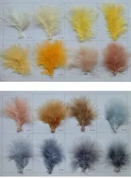 RT148 Bleached Dyed olored Decoration Ostrich Feathers