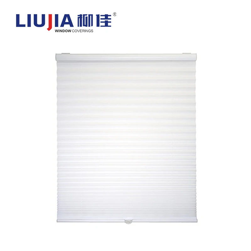 Decor Blackout Top-down Cordless Original Light Filtering Non-Woven Shade Folding Temporary Plisse Curtain Paper Pleated Blinds