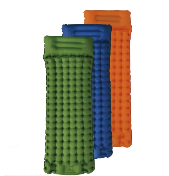 Inflatable camping sleeping mat self inflating portable lightweight sleeping pad