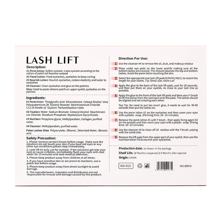 Wholesale Iconsign Private Label Eyelash Lash Lift Perm Set Kit Vendors