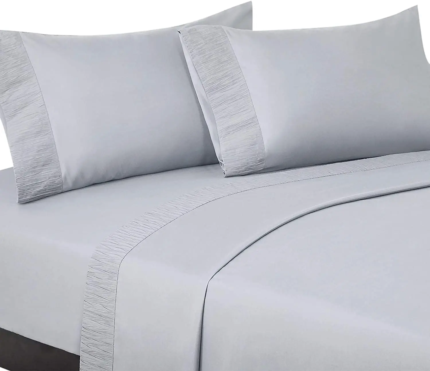 Double Brushed Microfiber Fabric Bed Sheets Wholesale For Home Use