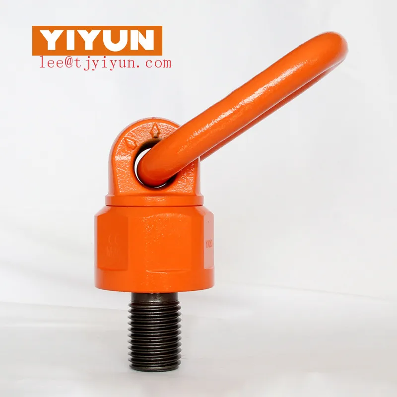 G80 New parts 13/4-5 UNC vlbg hoist ring swivel joint is g80 stainless steel chain swivel side pull hoist ring