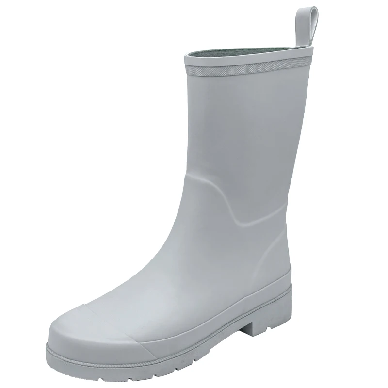Fashion Sexy Clear color Mid-calf rain Rubber Rain boots waterproof  for women