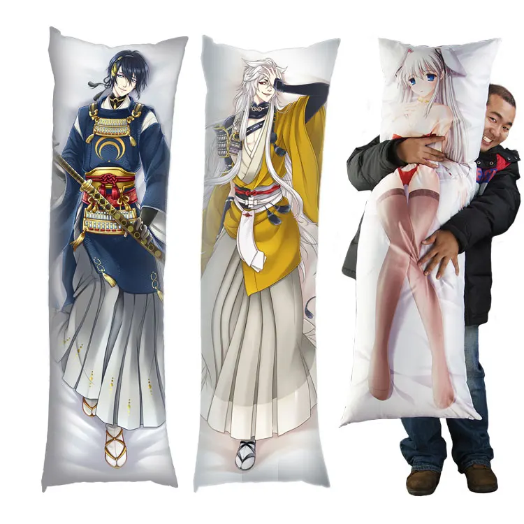 Funda de cojin de poliester suave Touken Ranbu funda de almohada decorativa decoracion moderna para el hogar funda de cojin de s