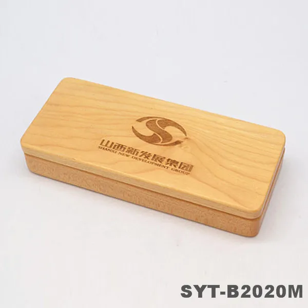 elegant maple wooden fountain pen gift box