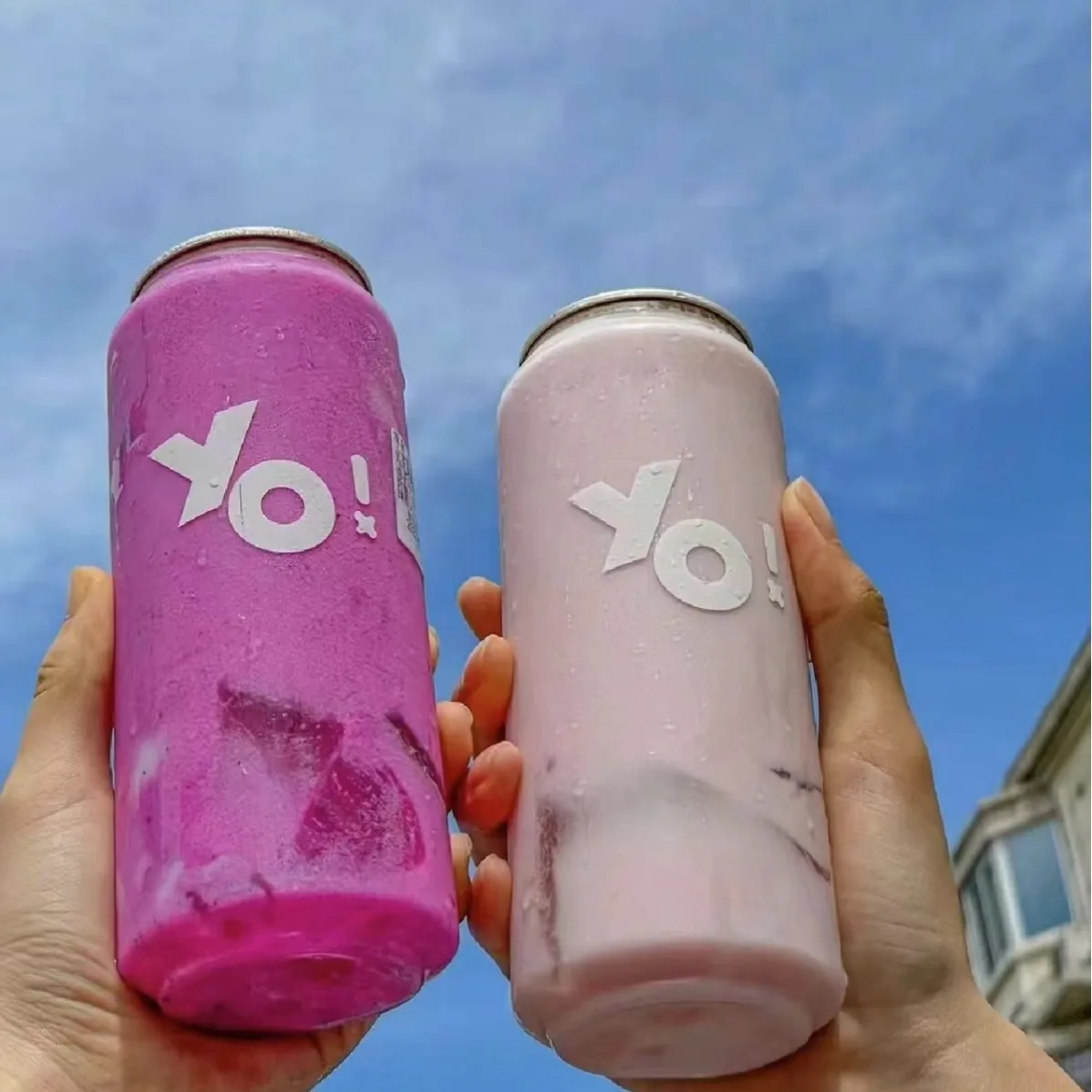 XYA Customized PET Beverage Slim Cans 200ml 300ml 330ml 360ml Easy Open Plastic Cups with Aluminium Lid