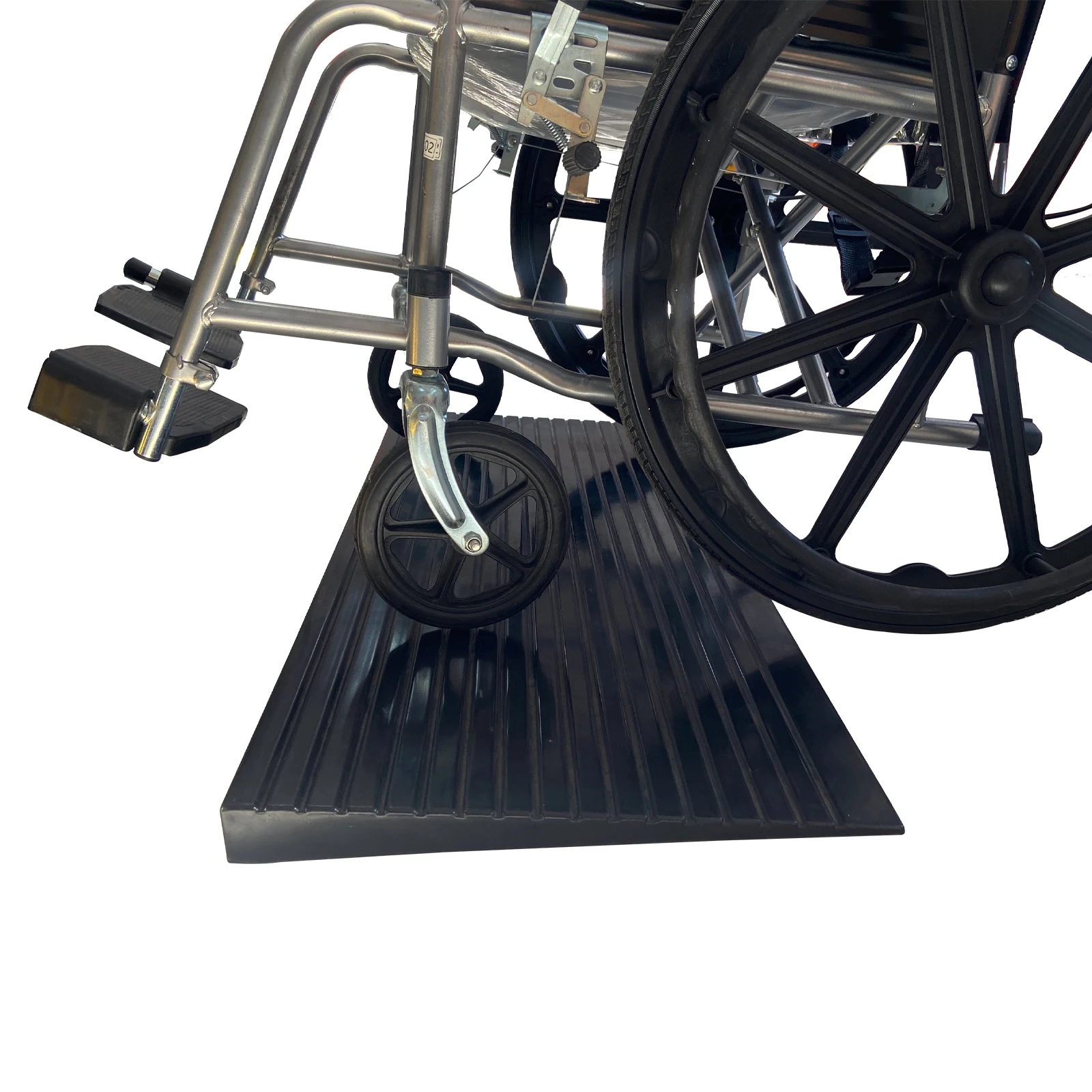 4CM Rise Durable Rubber Wheelchair Threshold Curb Ramp