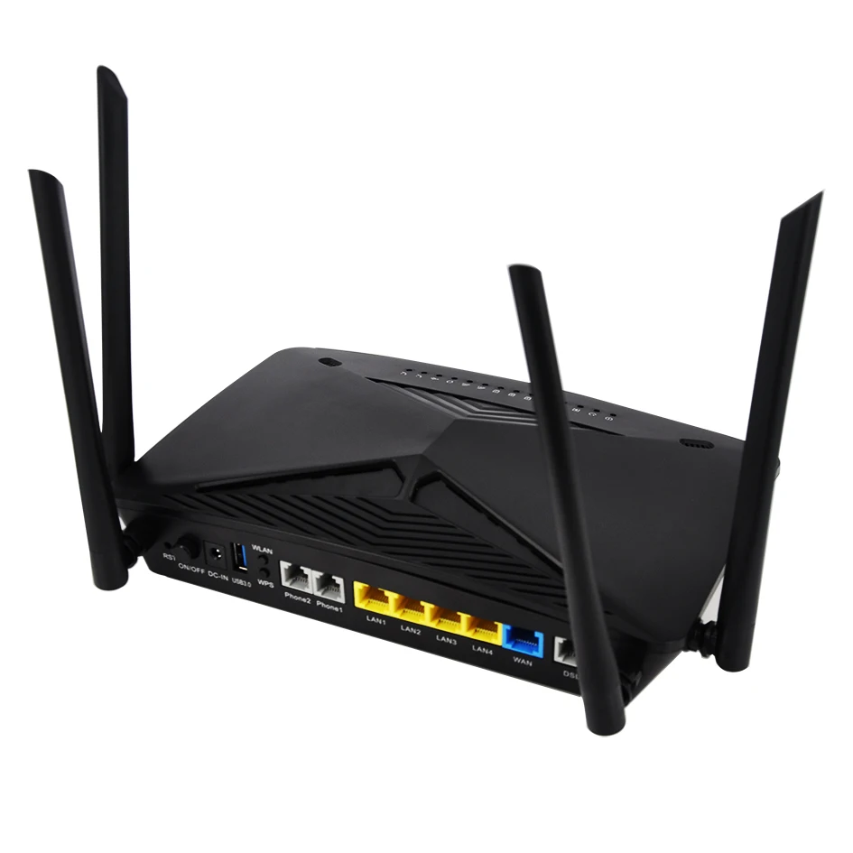 OEM 802.11AX wifi 6 router 1800mbps router modem adsl for soho