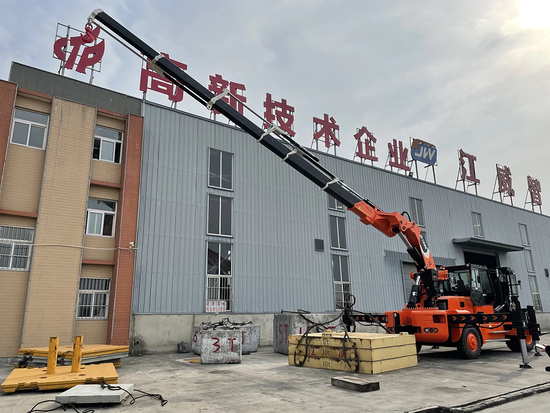 SOCMA Heavy Duty Forklift HNFC120-450 Crane Forklift Truck 12t forklift