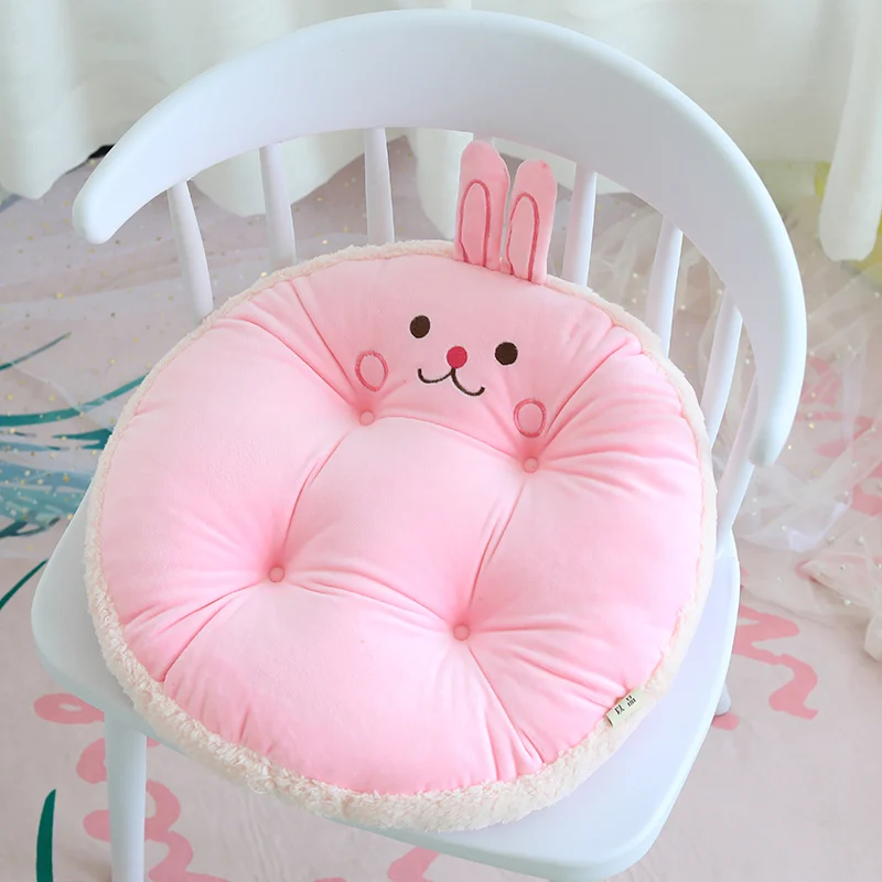 Cartoon Cute Animal Linen Cotton Sofa Cushion For Leaning On Of High Quality Material Pillow