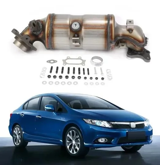 Manufacturers selling wholesale auto metal catalyst three way catalytic converter welded universal package