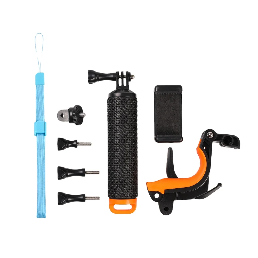 Slamoe G072 sponge buoyancy rod with ABS plastic orange blue green pink yellow color for Gopro camera