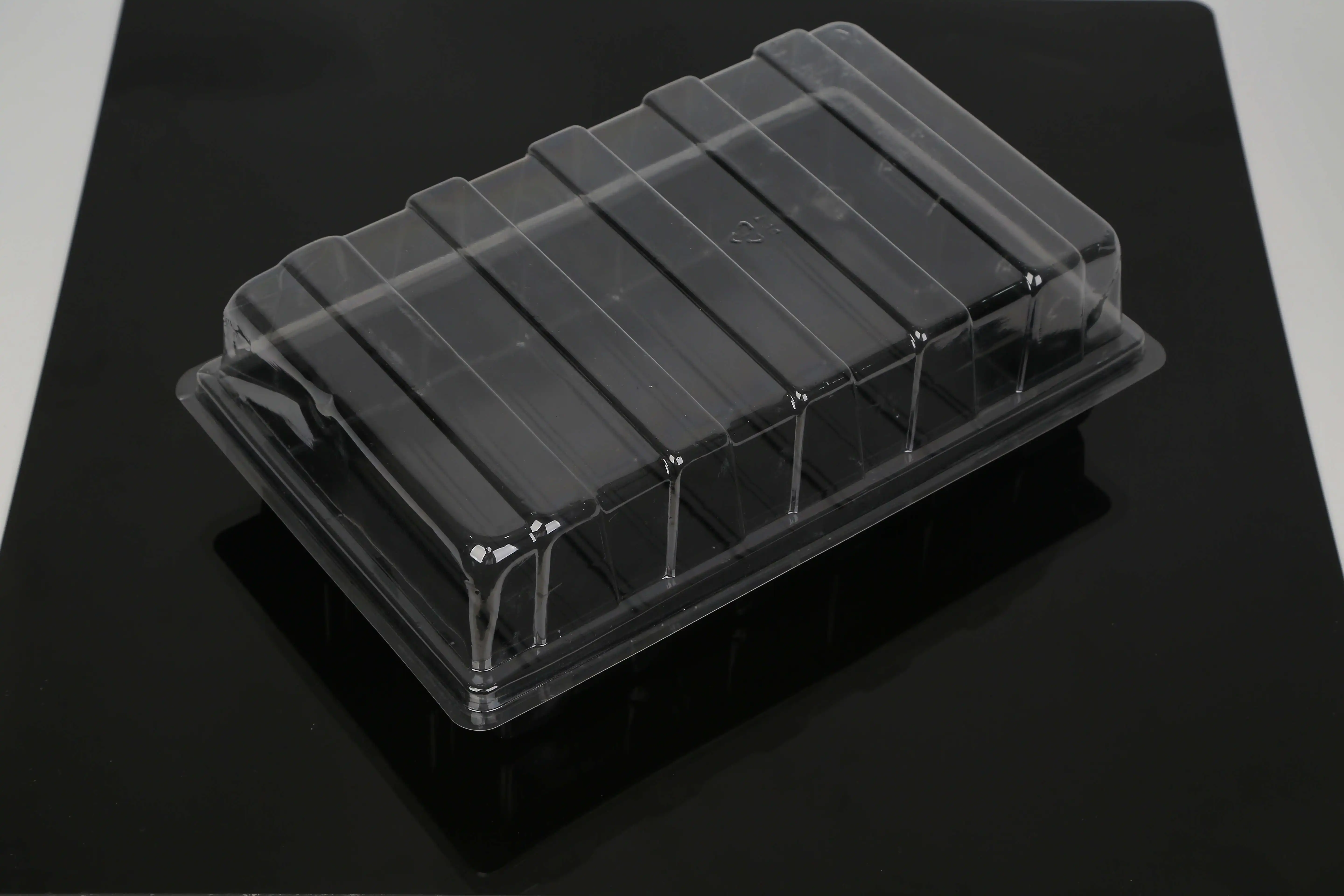 China Manufacturer New Product Seed Starter Tray Biodegradable Holder Black Plant Grow Tray