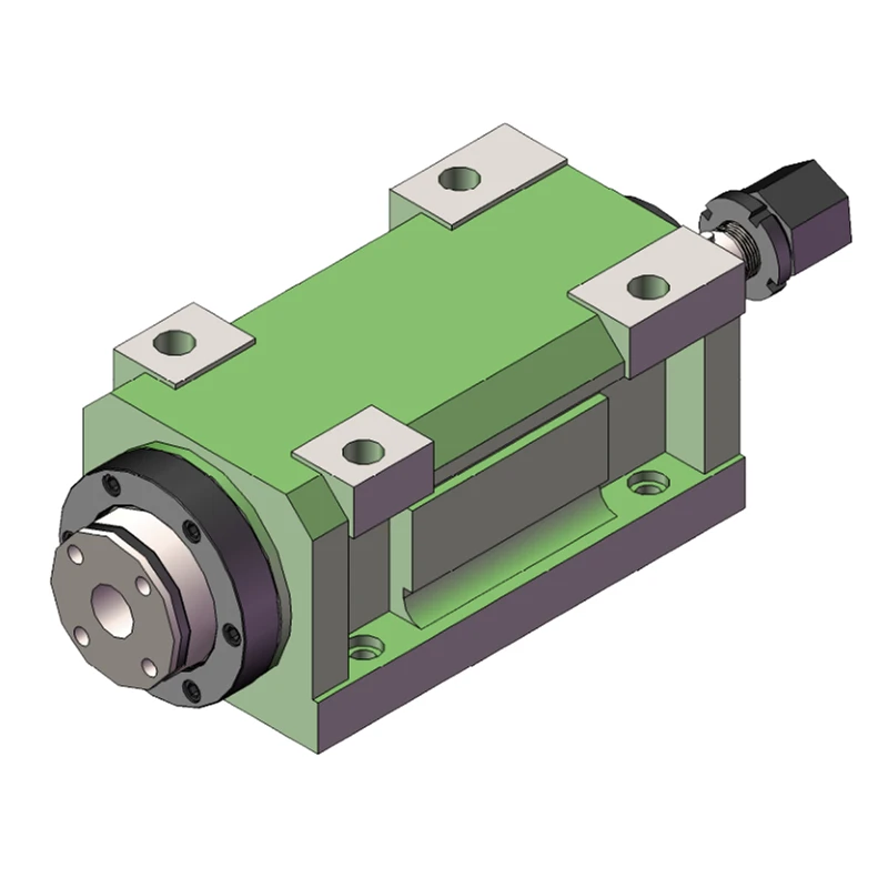 BT40 ER40 MT4 high precision power head, numerical control center drill milling spindle head