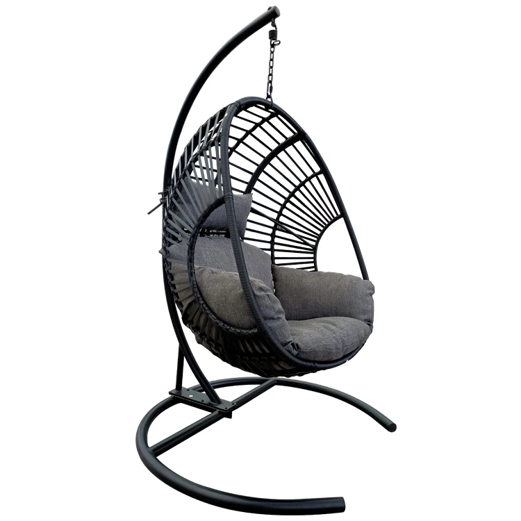 Garden Furniture Outdoor rattan Patio Swing Egg Hanging Wicker Swing Chair