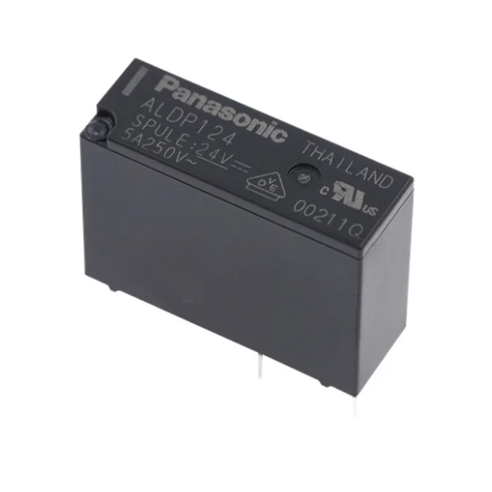 Оригинальный бренд реле ALDP105 ALDP112 ALDP124 5 В, 12 В, 24 В постоянного тока, 5A HF46F