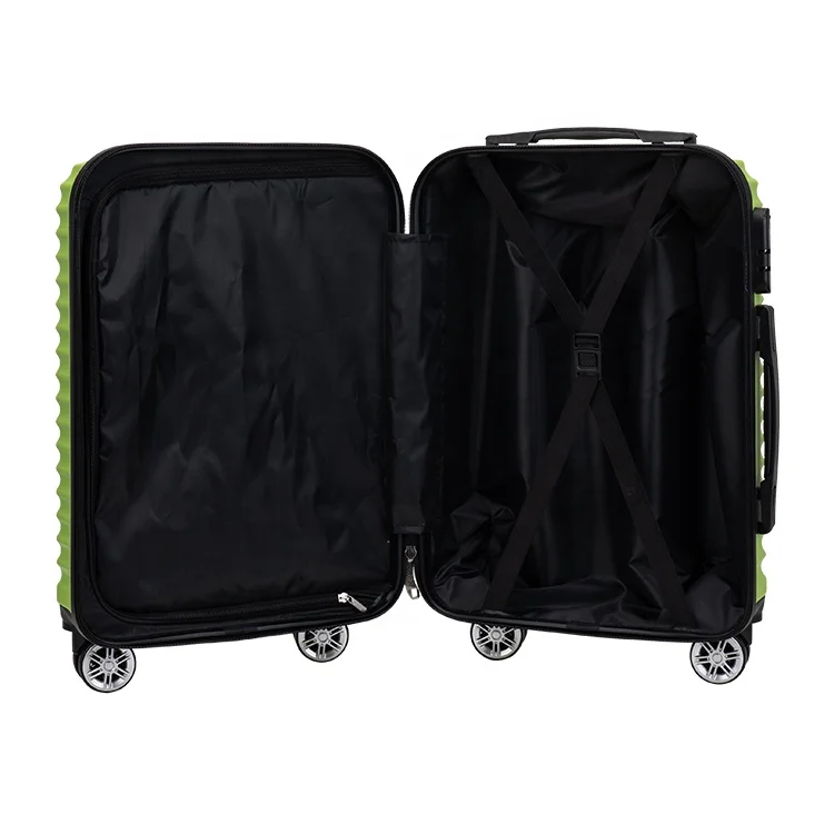 20/24/28 ABS 4 wheel Trolley Suitcase Luggage factory Set 3 piece of abs luggage set travel suitcase