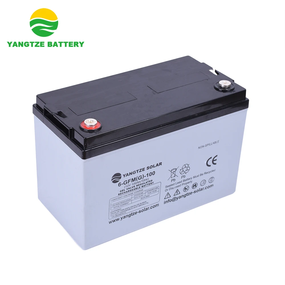 Спецификация аккумулятора Yangzte 12v 100ah vrla agm