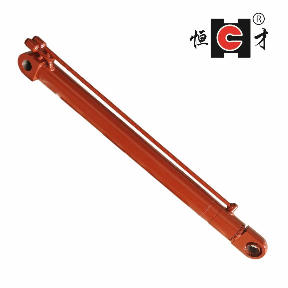
double acting lifting hydraulic cylinder used in environmental sanitation equipment 