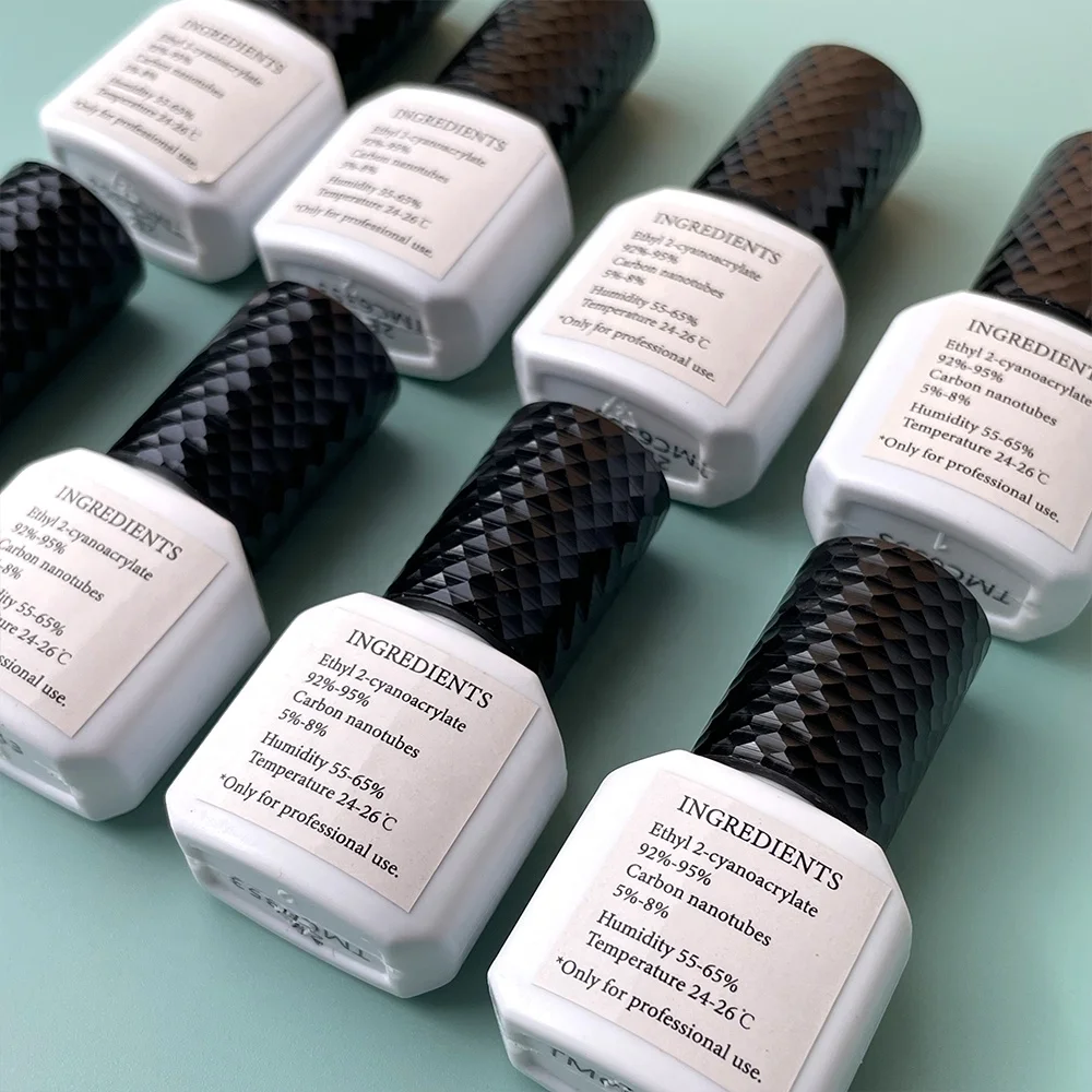 Custom Private Label Makeup Eyelash Extension Glue Waterproof Eyelash Extension 2 In1 Bond Clear Adhesive Glue Eyelash Lift Glue