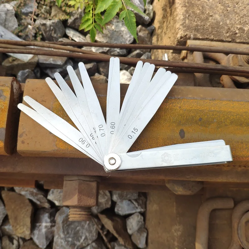 China factory supply metric Feeler Gauge set railway maintenance tools