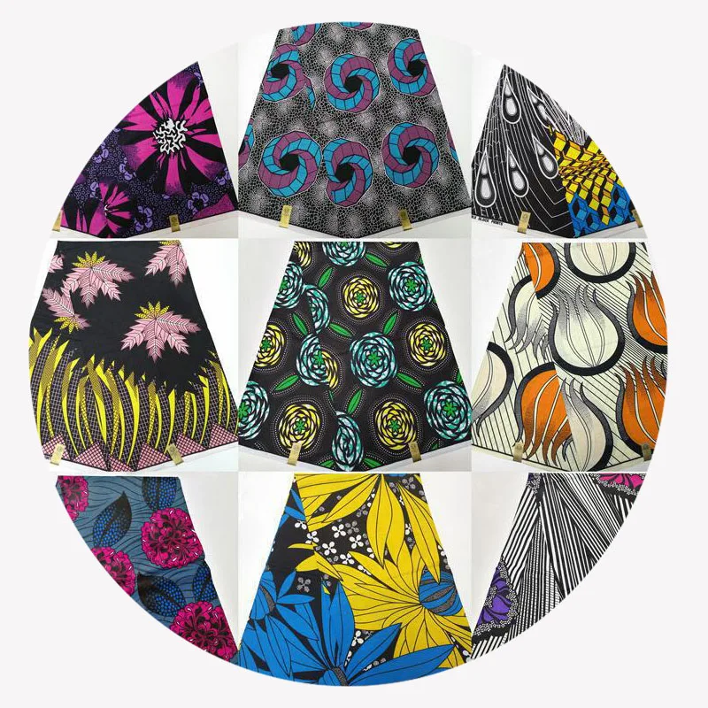 Cotton batik double-sided printed African batik cloth Batik ethnic style African printed cloth