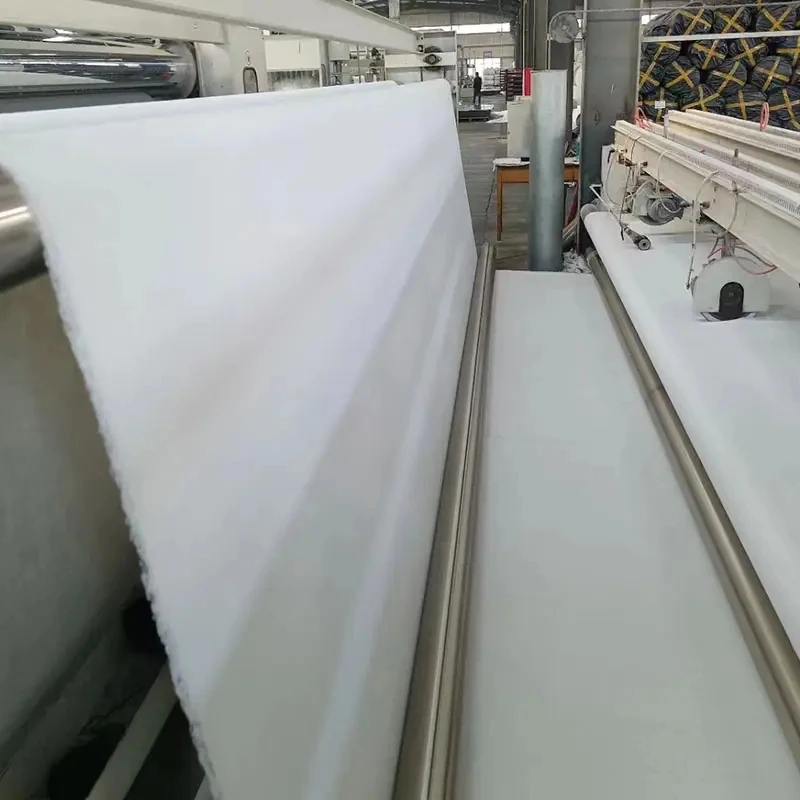China factory favorable prices white geotextile fabric nonwoven needle punched geotextile short fabric
