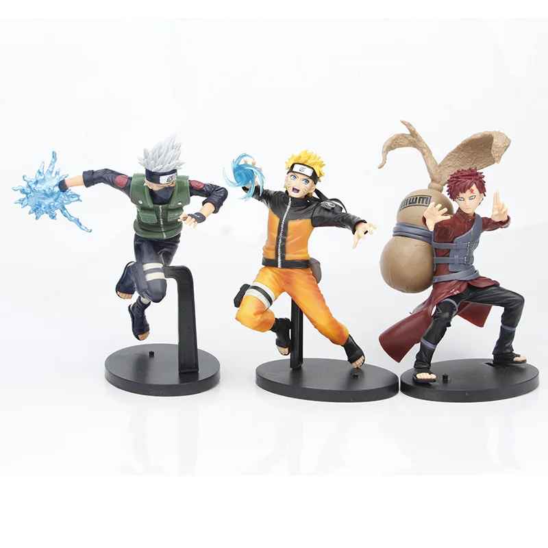 Wholesale Cartoon Anime Gaara Kakashi Battle Form Figurine Decoration Action Figures