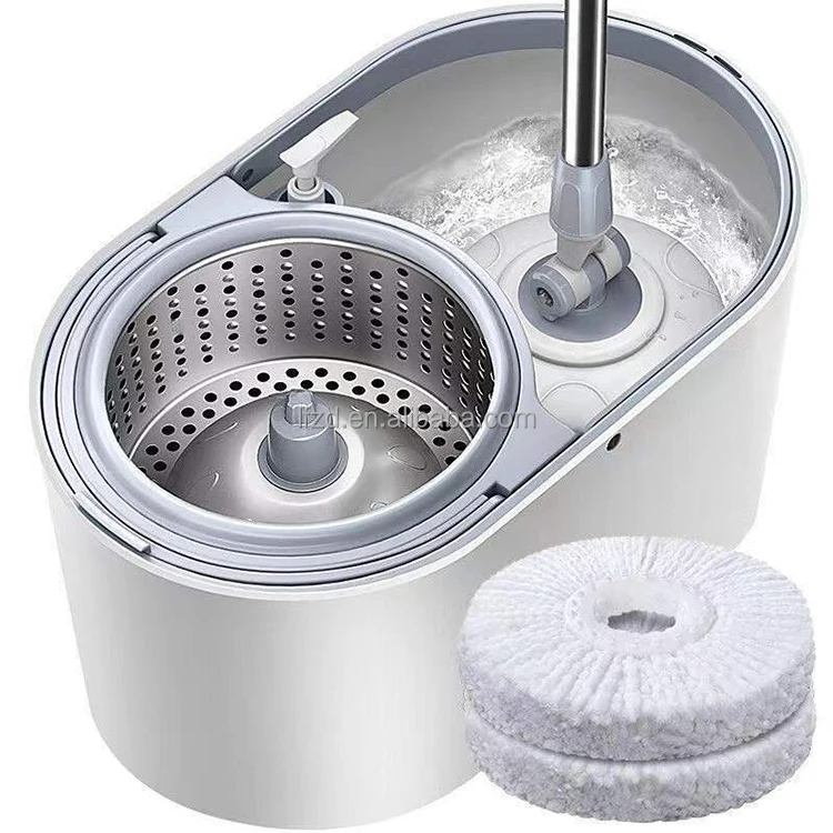 Self Floating Mopping Floor Cleaning Wall Cleaner Mops With Cube And Bucket Set