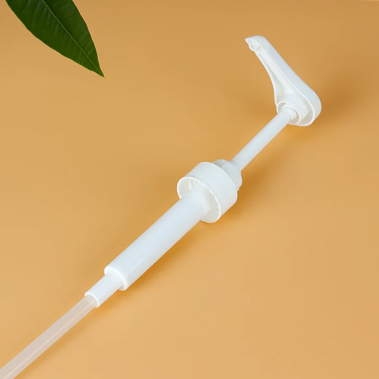 28/410 Long nozzle food grade ketchup liquid honey cream juice oyster sauce jam condiment bottle cap dispenser coffee syrup