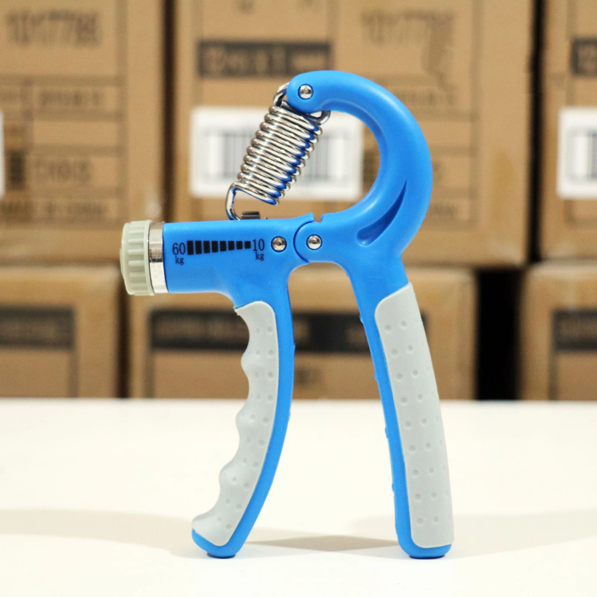 MKAS Gym Exercise Fitness adjustable resistance exerciser spring gripper hand grip