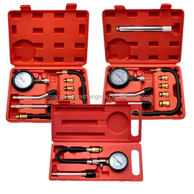 Automotive maintenance tool, multifunctional engine oil pressure tester, cylinder compression gauge