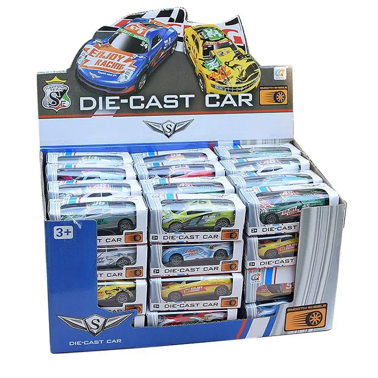 Manufacturer Supplier Kids Mini Metal Sliding Toy Car Racing Pull Back Die Cast Mini Metal Car Model