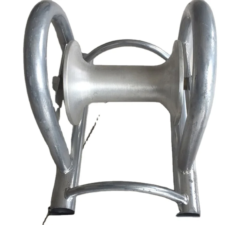 Industrial Heavy Duty Cable Rollers Bearings Straight Line Bridge Electric Power Pithead Cable pulling Roller