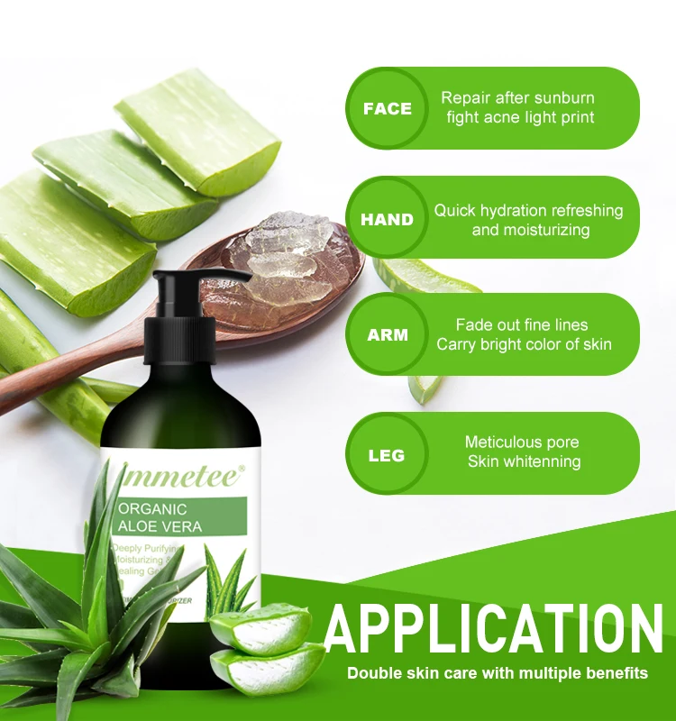 Natural 100% Pure Aloe Vera Gel Plant Extra 270ml Stock Free