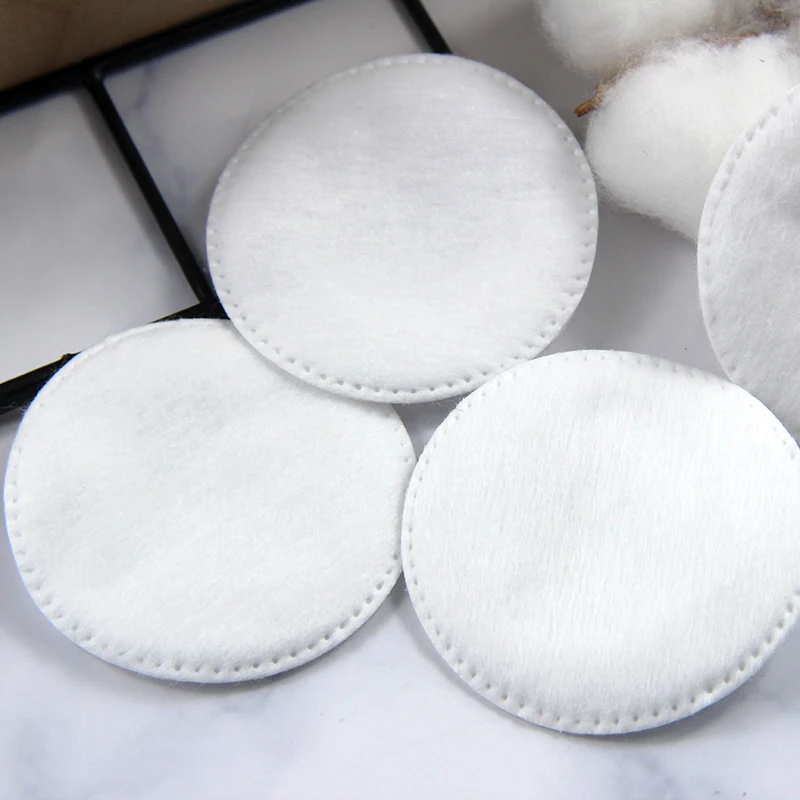 Hot sales 100 pcs disposable cotton pad round cotton pads makeup remover