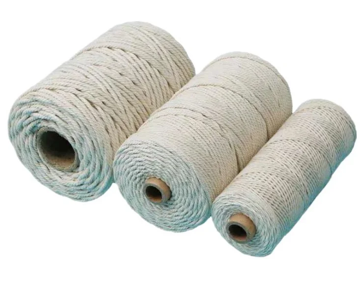 Twisted BYH White Braided 2mm 3mm 4mm 5mm 6mm 8mm 10mm Macrame Cheap Rope Cotton Cord