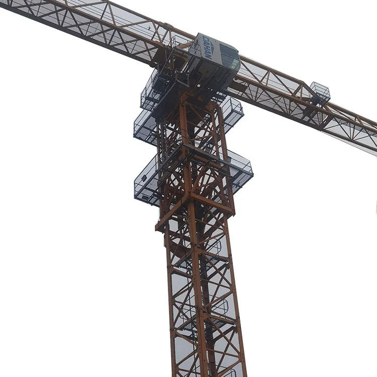 6 Ton New Lifting Machinery Flat-Top Tower Crane With 60m Lifting Hight