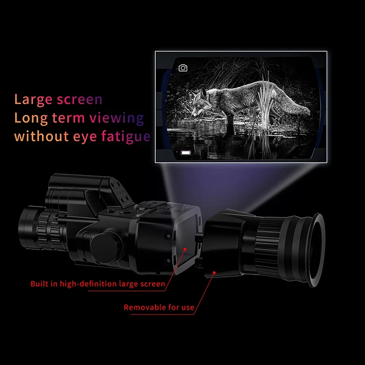 HENBAKER CY900 3.5x Digital front crosshair night vision scope monocular for hunting