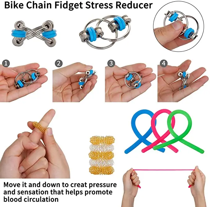 21 pack bundle sensory kit fidget toy set