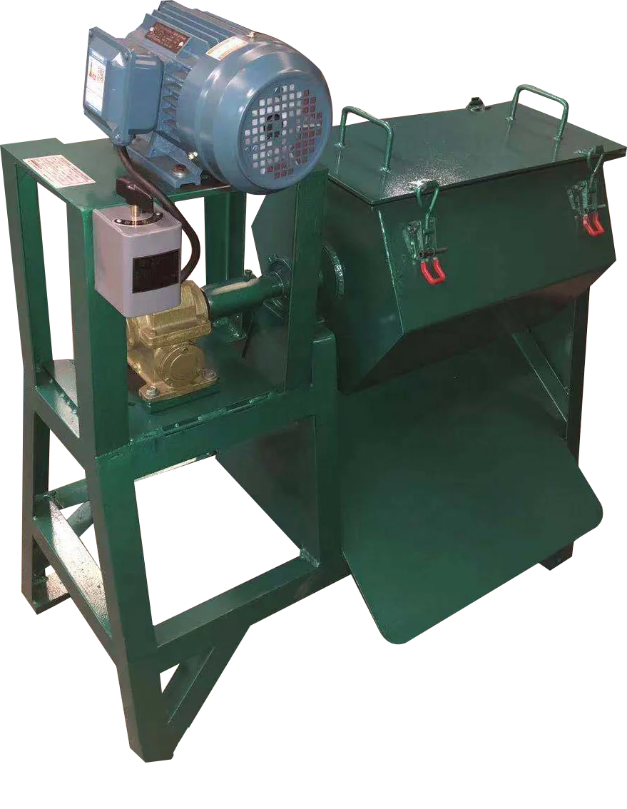 Hexagonal tumbler polishing machine for brazing rods